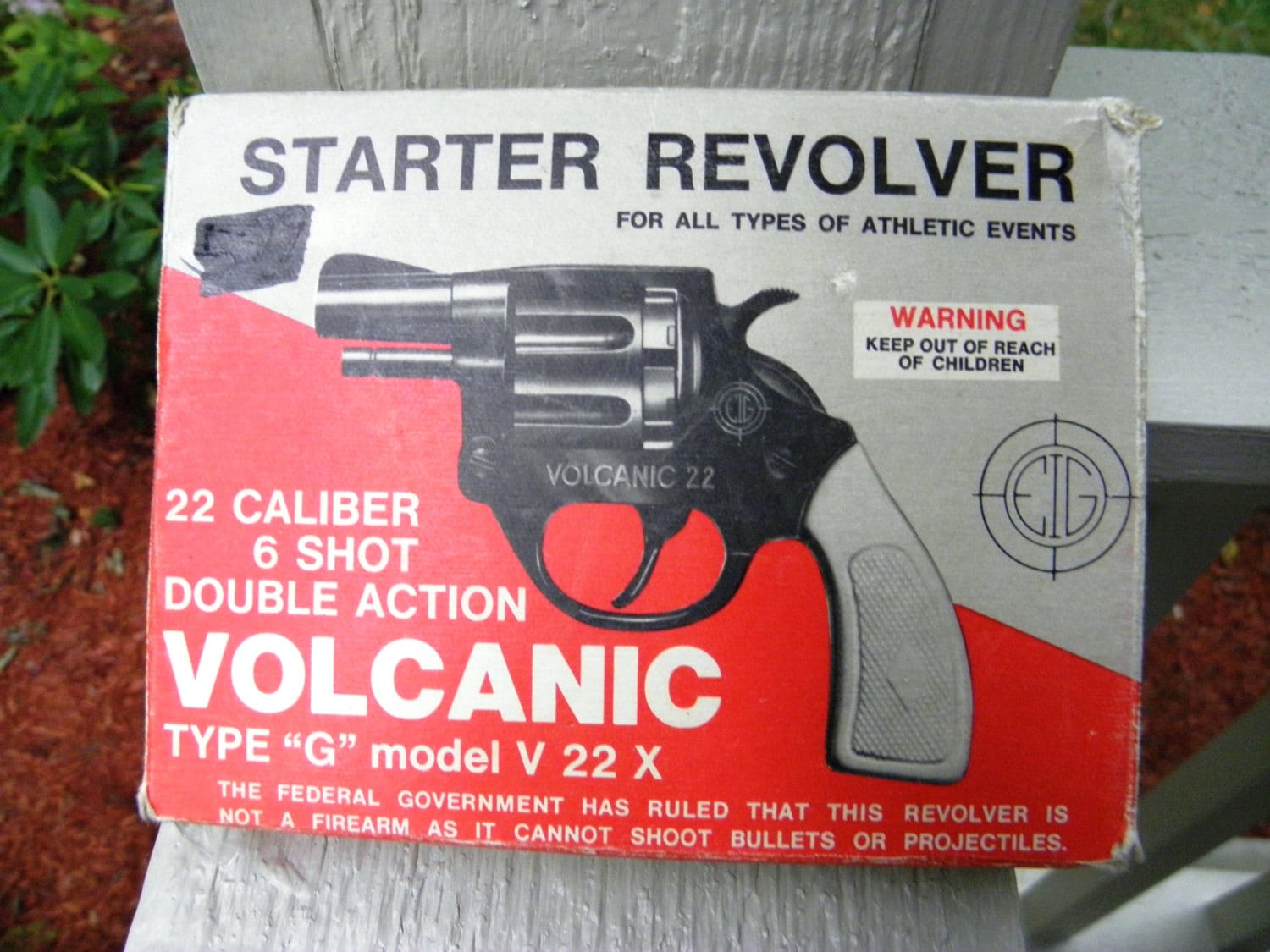 Vintage Uniwerk Italy 22 Caliber Volcanic Type G Start Revolver