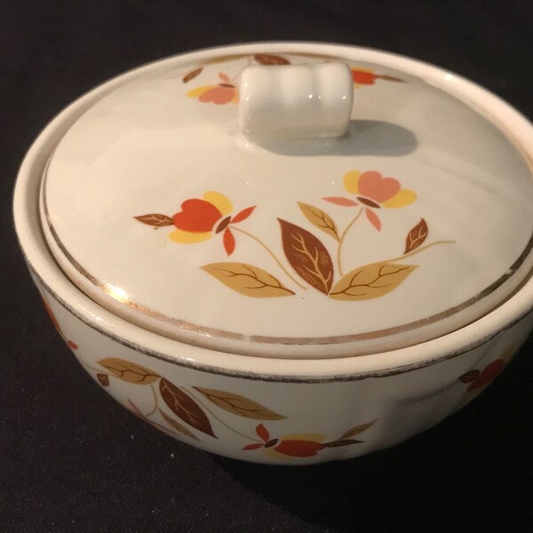 Vintage Hall China Autumn Leaf Grease/Drip & Lid - 1950s - from DustyMillerAntiques