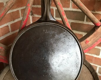 ビンテージ ナショナル スキレット #7B ヒートリング付き - 1895