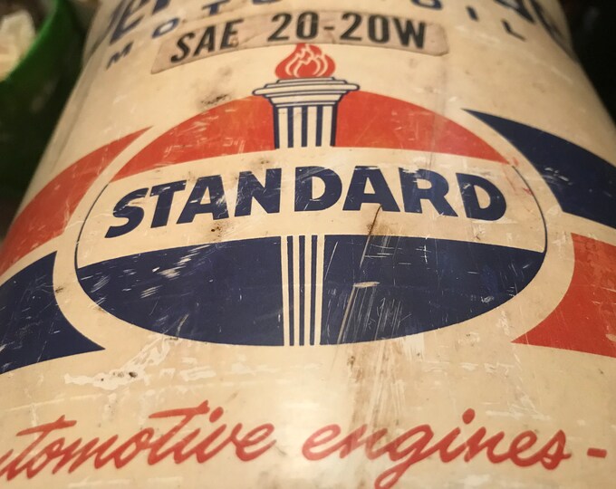 Vintage Standard Oil Permalube 5 Gallon Oil Can - 1950s - From ...