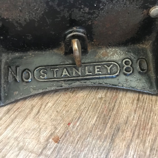 Vintage Stanley Tools Cast Iron Cabinet Scraper Plane #80 - Made in USA - ca 1950s - from DustyMillerAntiques