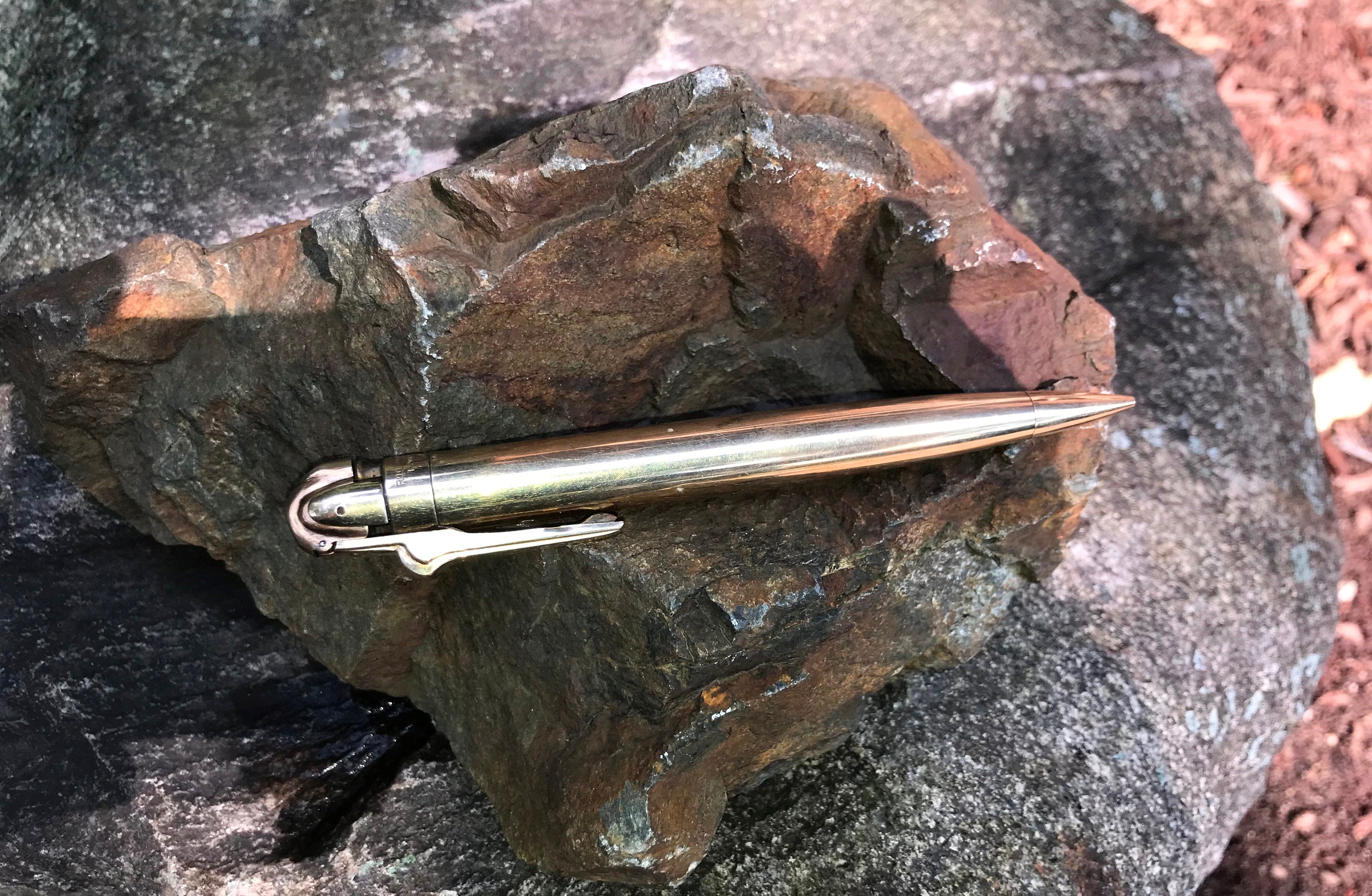 Vintage Ronson 14K GF Penciliter Pocket Lighter - Circa 1950 