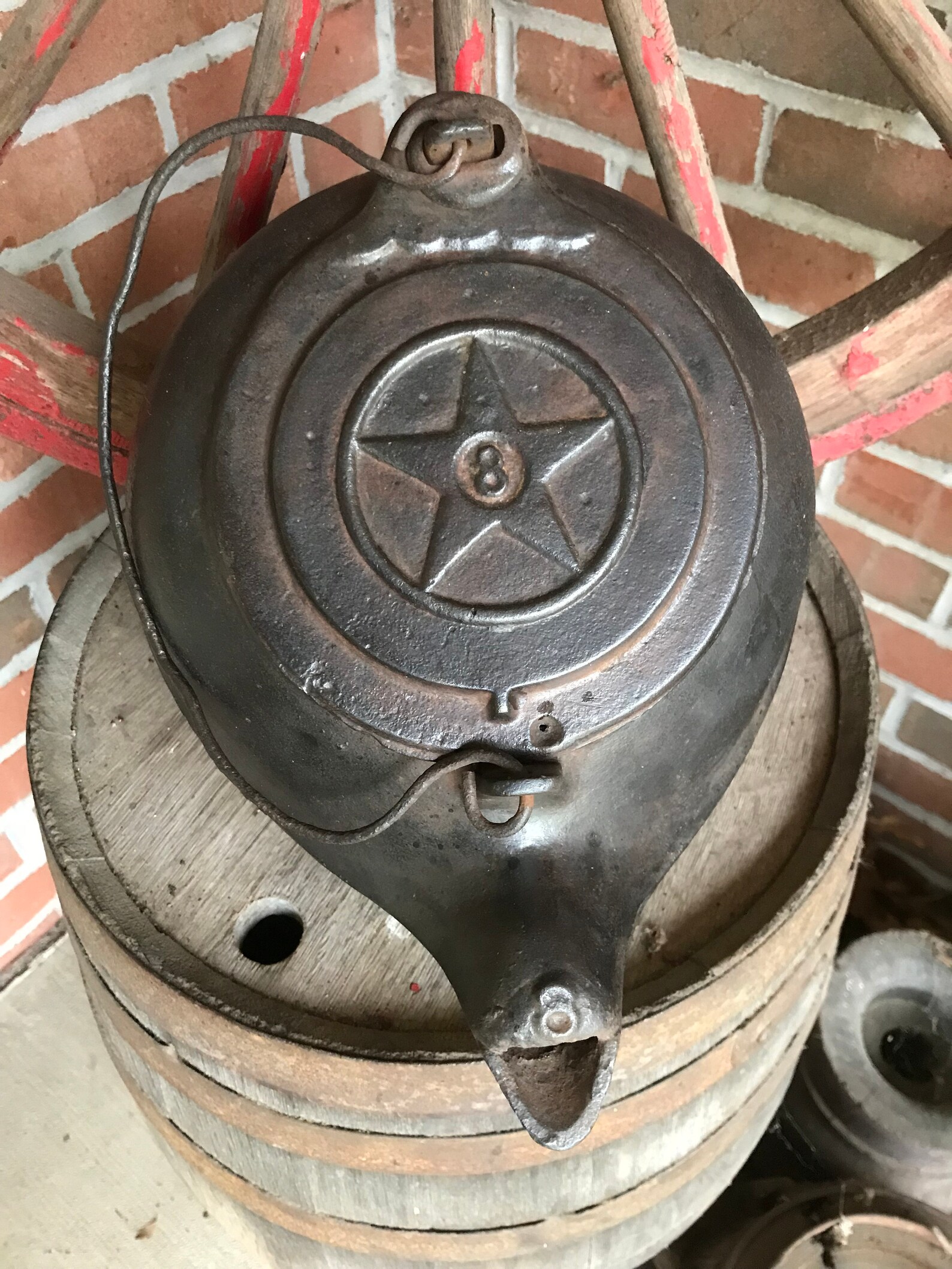 Vintage Chattanooga Stove Company Cast Iron Teakettle 8 Etsy