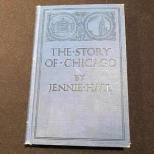 Livre vintage The Story of Chicago par Jennie Hall - 1930 - de DustyMillerAntiques