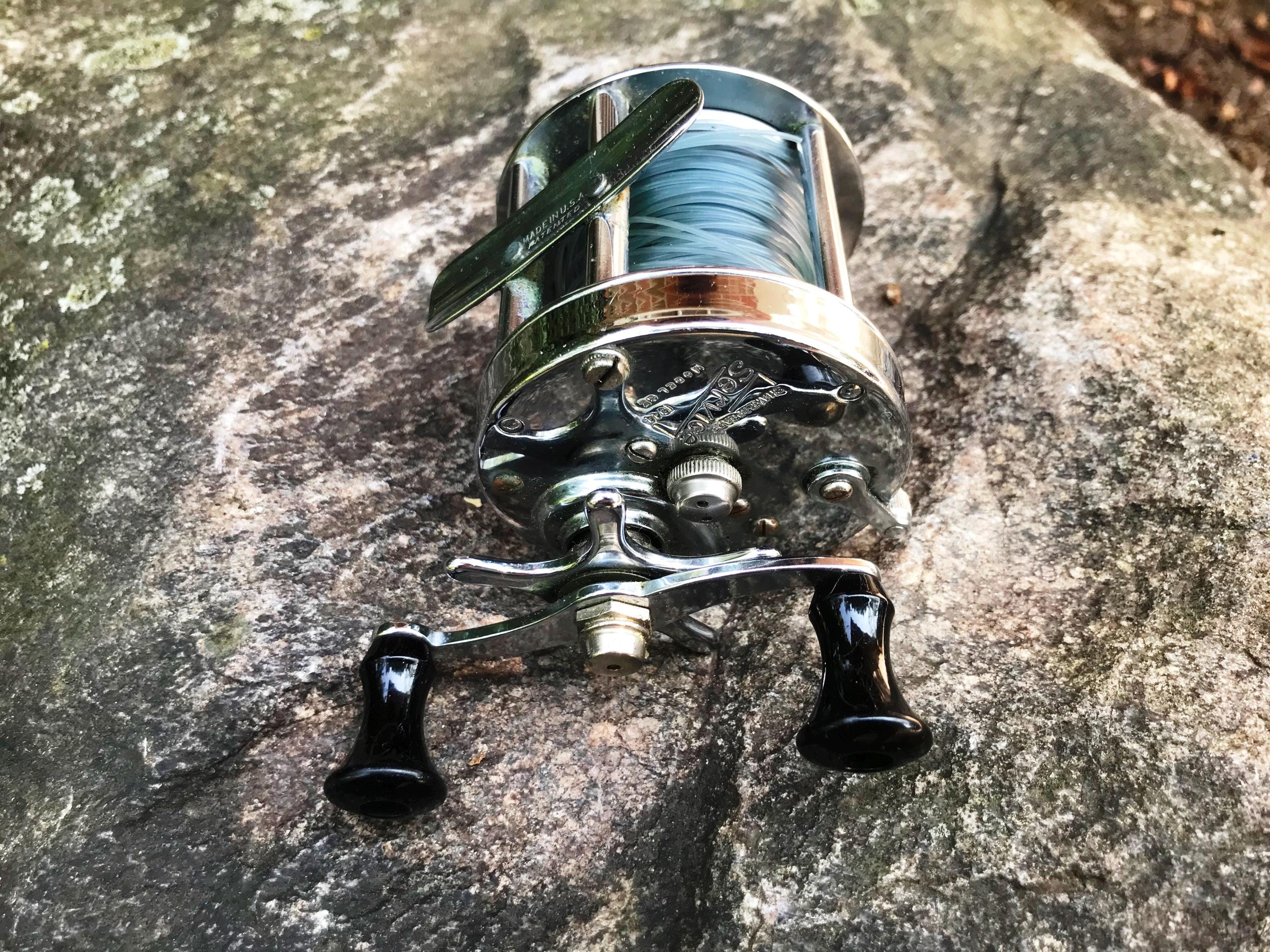 Moulinet De Pêche Antique Shakespeare - Modèle Service FF 1944 - Vintage USA