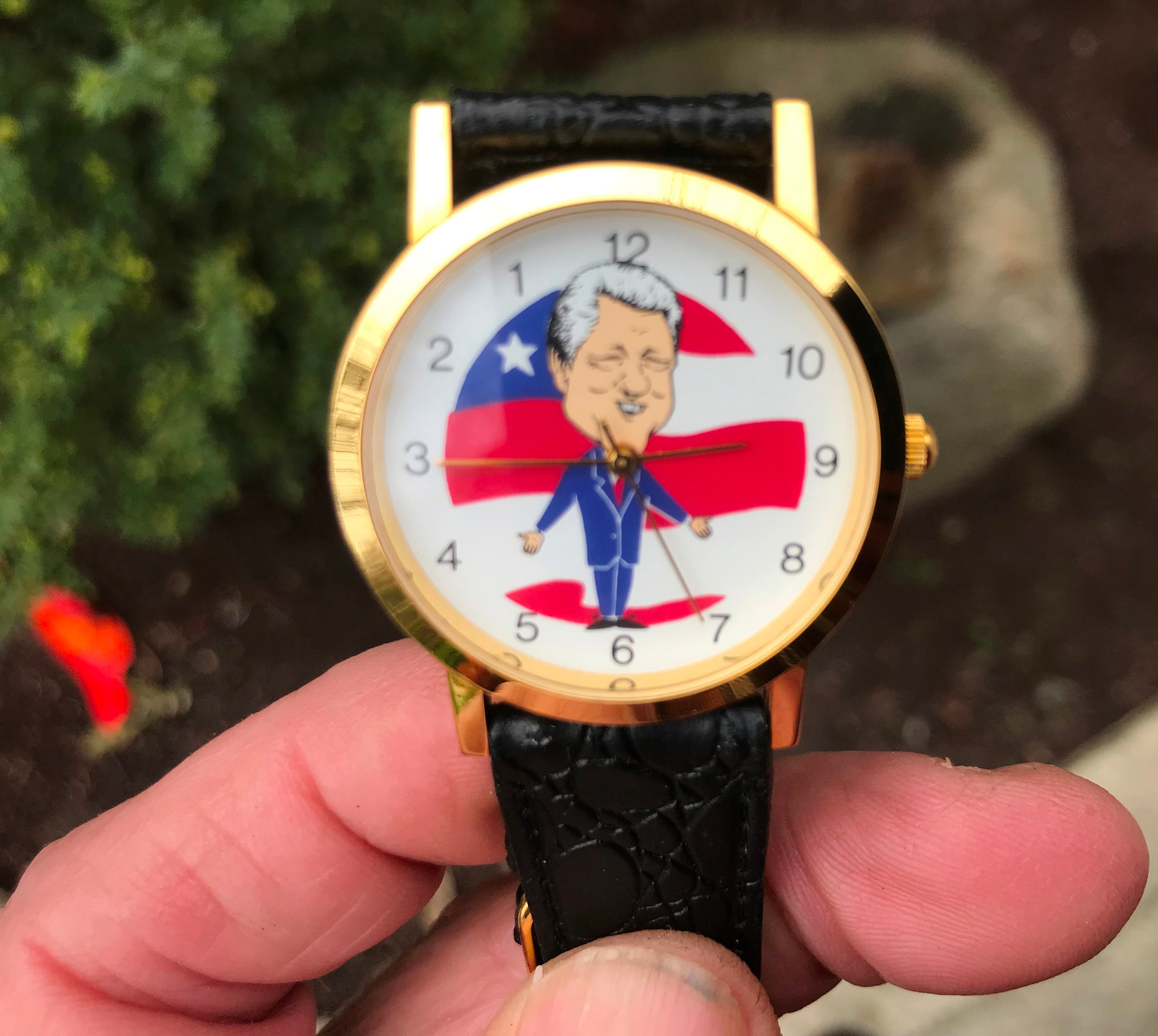 Vintage Bill Clinton Reverse Time Men display picture 3