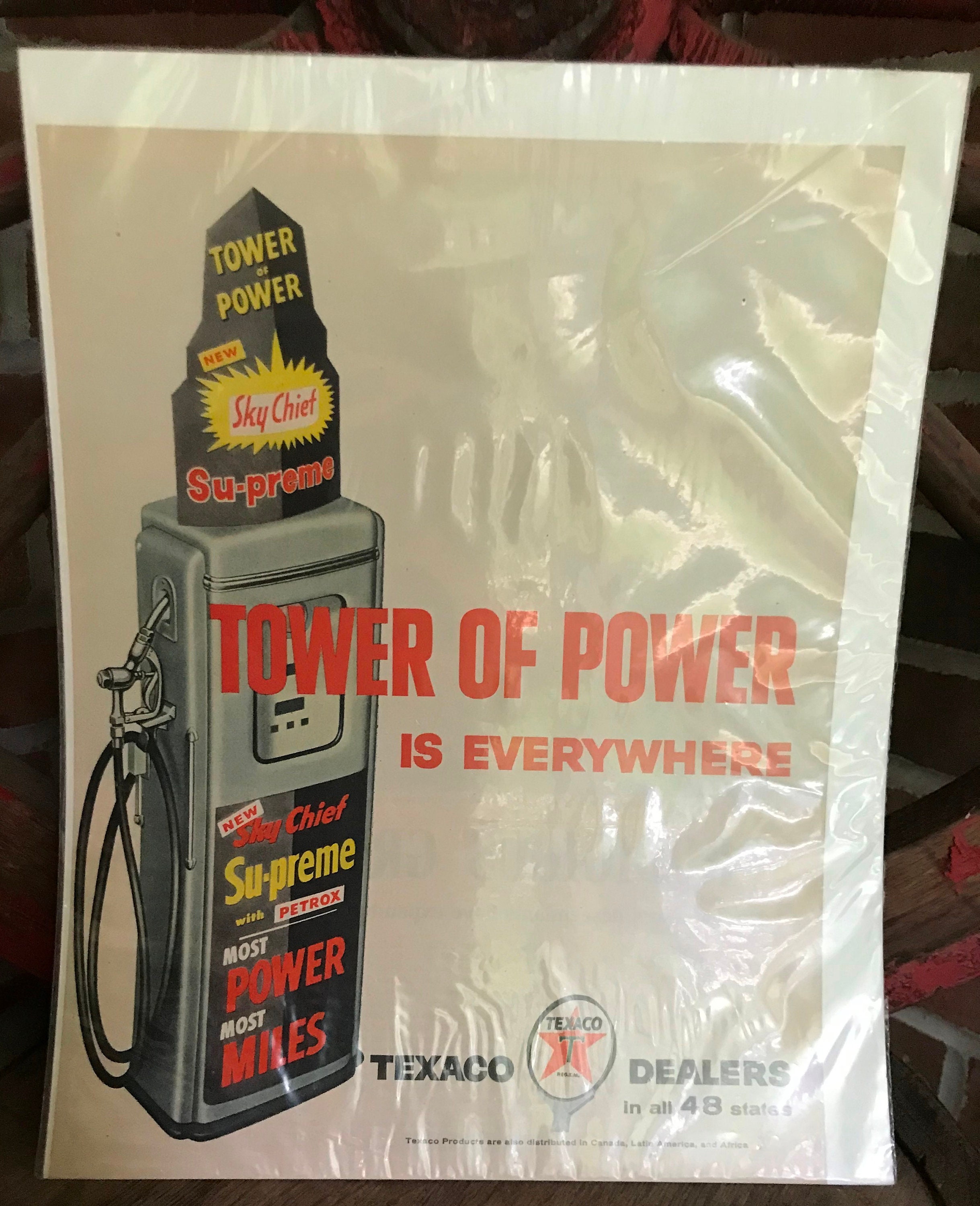Vintage Texaco Gasoline & Motor Oil Magazine Ad - 1957 - From