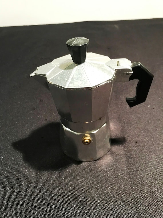 Vintage Bialetti Espresso Stove Top Aluminum Moka Pot Made in Italy Kitchen  & Dining Decor Coffee Pot Espresso Makers Collectable 