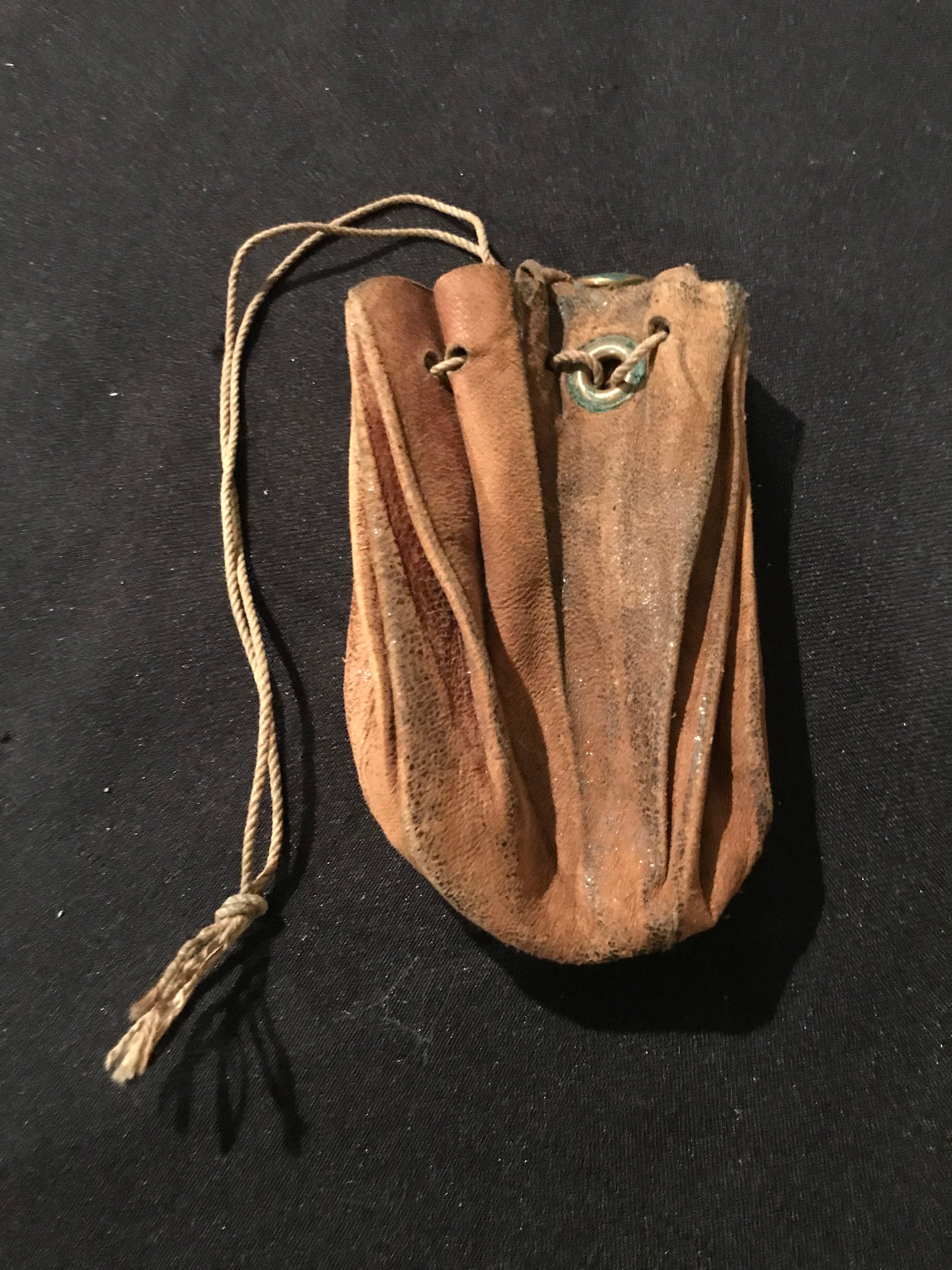 Vintage leather marble bag sale