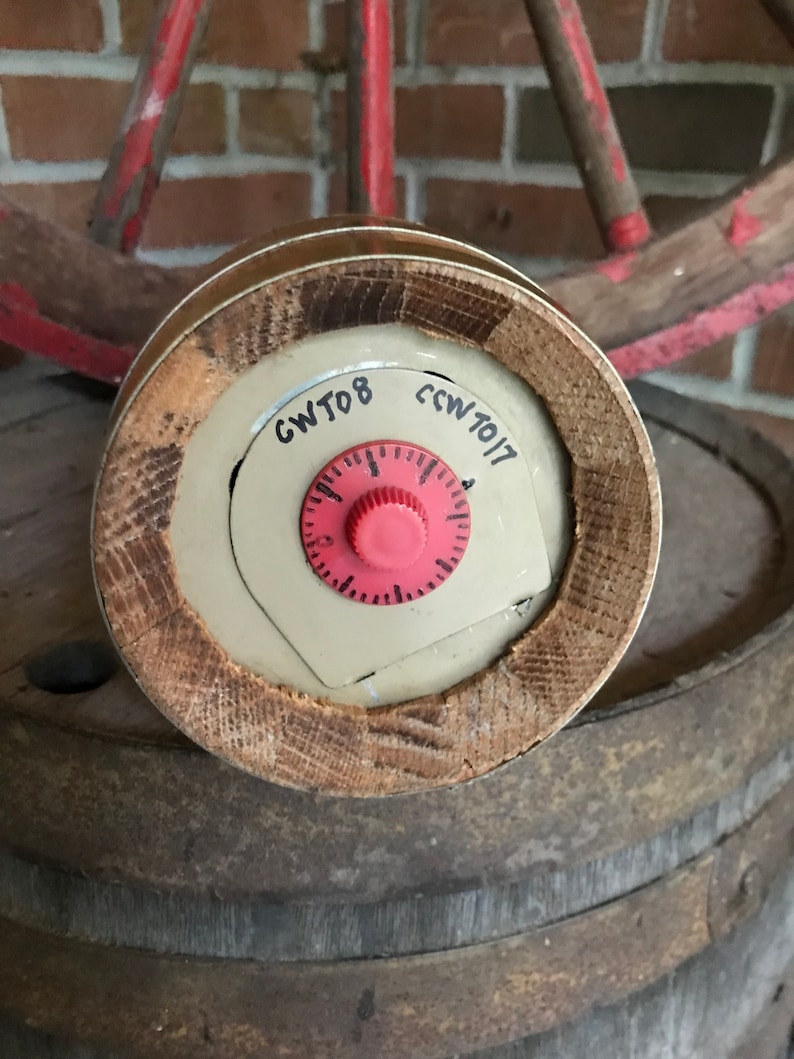 Vintage Salem Bank & Trust Co. Oak Barrel Advertising Bank - circa 1960 - from DustyMillerAntiques image 3