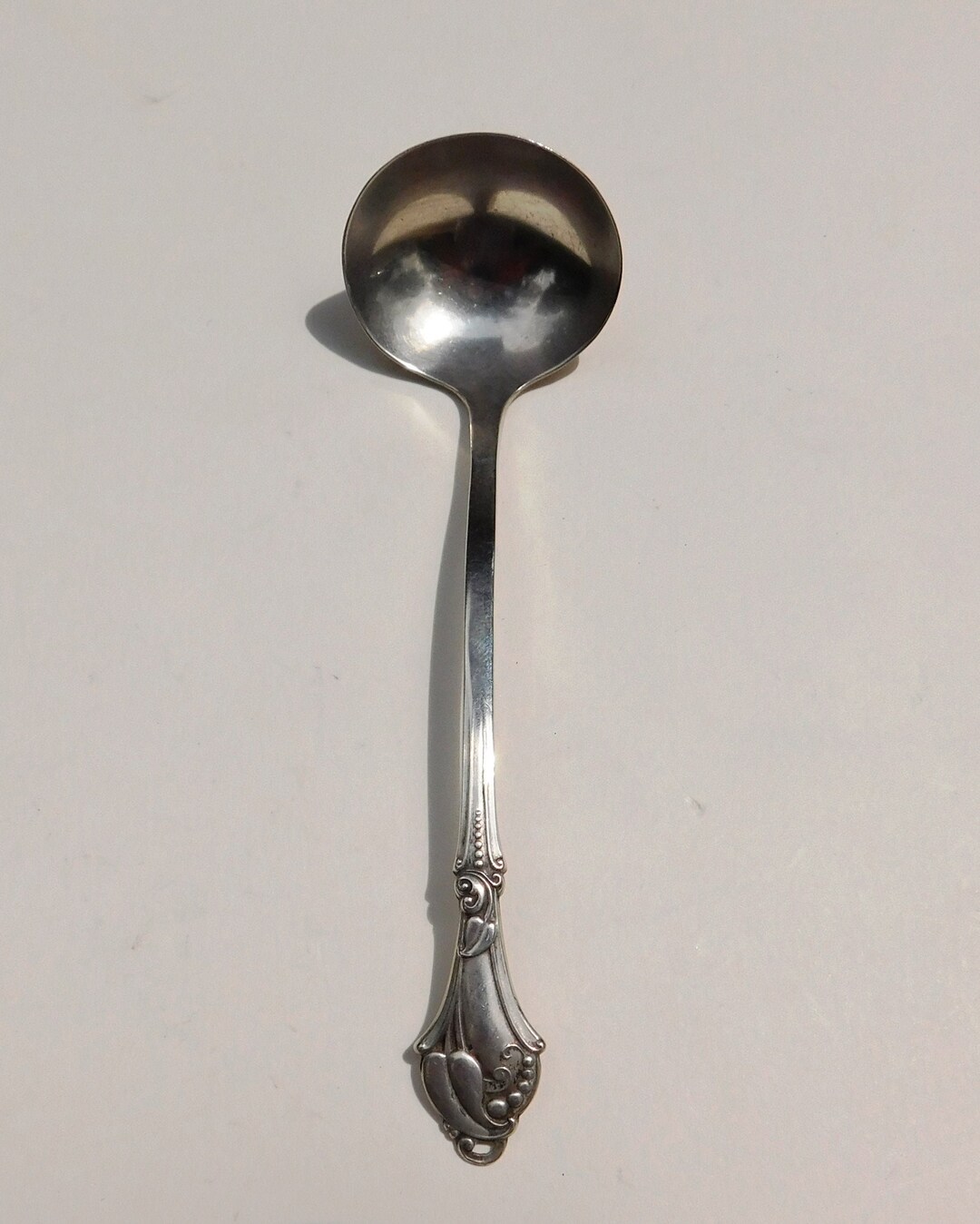 Vintage ster Sterling Silver Cream Ladle 1910 From