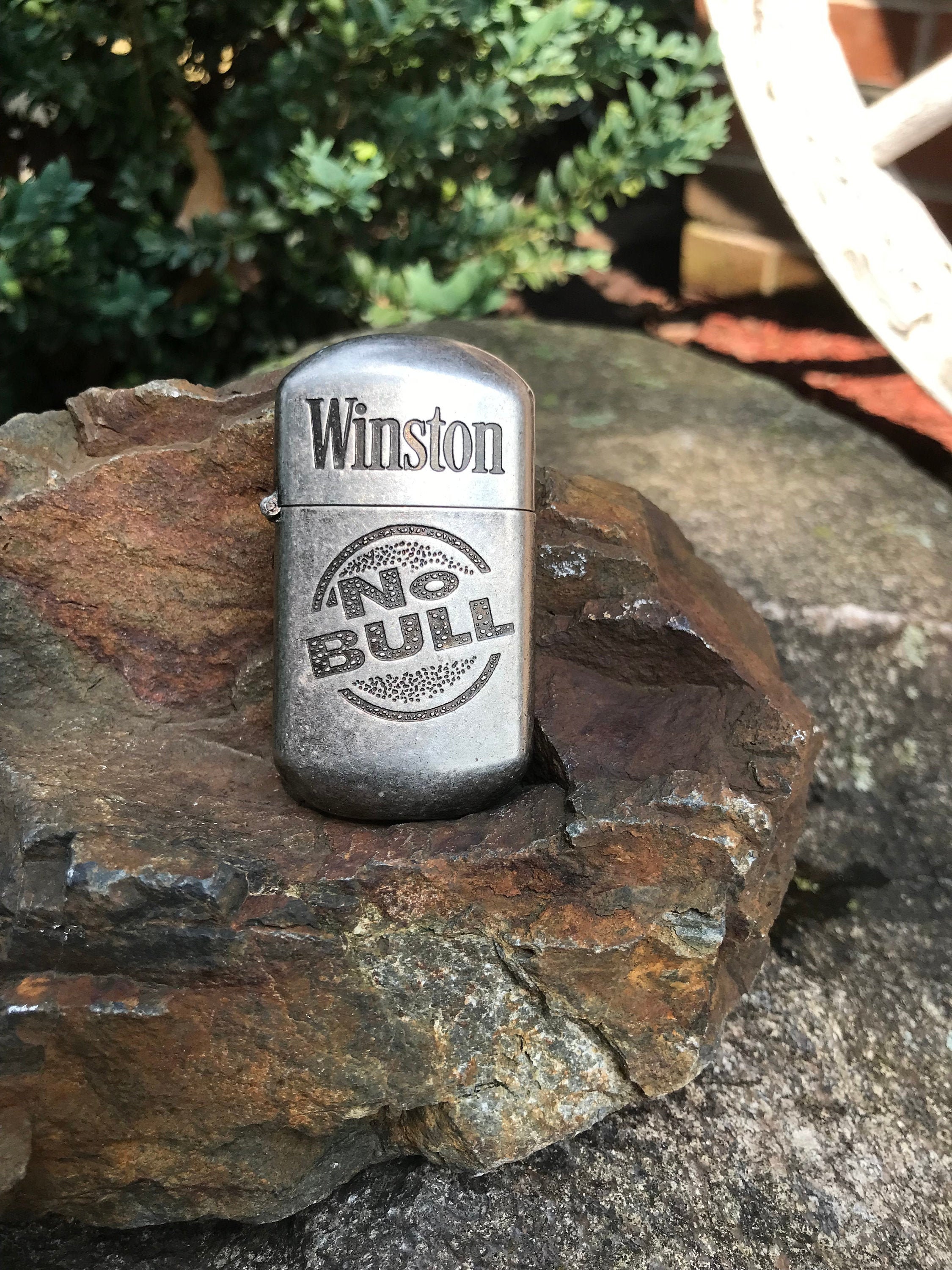 Vintage Winston No Bull Advertising Pocket Lighter - 1980s - From  Dustymillerantiques