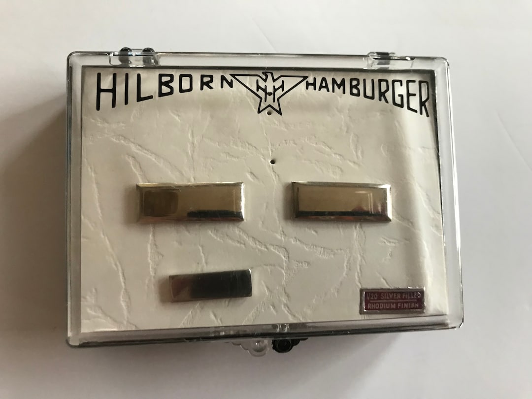 Vintage Hilbornhamburger USN Lieutenant Junior Grade Rank Bar Insignia