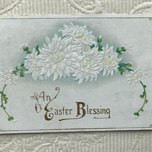 Cartão postal vintage L&E An Easter Blessing - 1911 - de DustyMillerAntiques