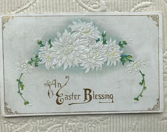 Vintage L&E An Easter Blessing Postcard - 1911 - from DustyMillerAntiques