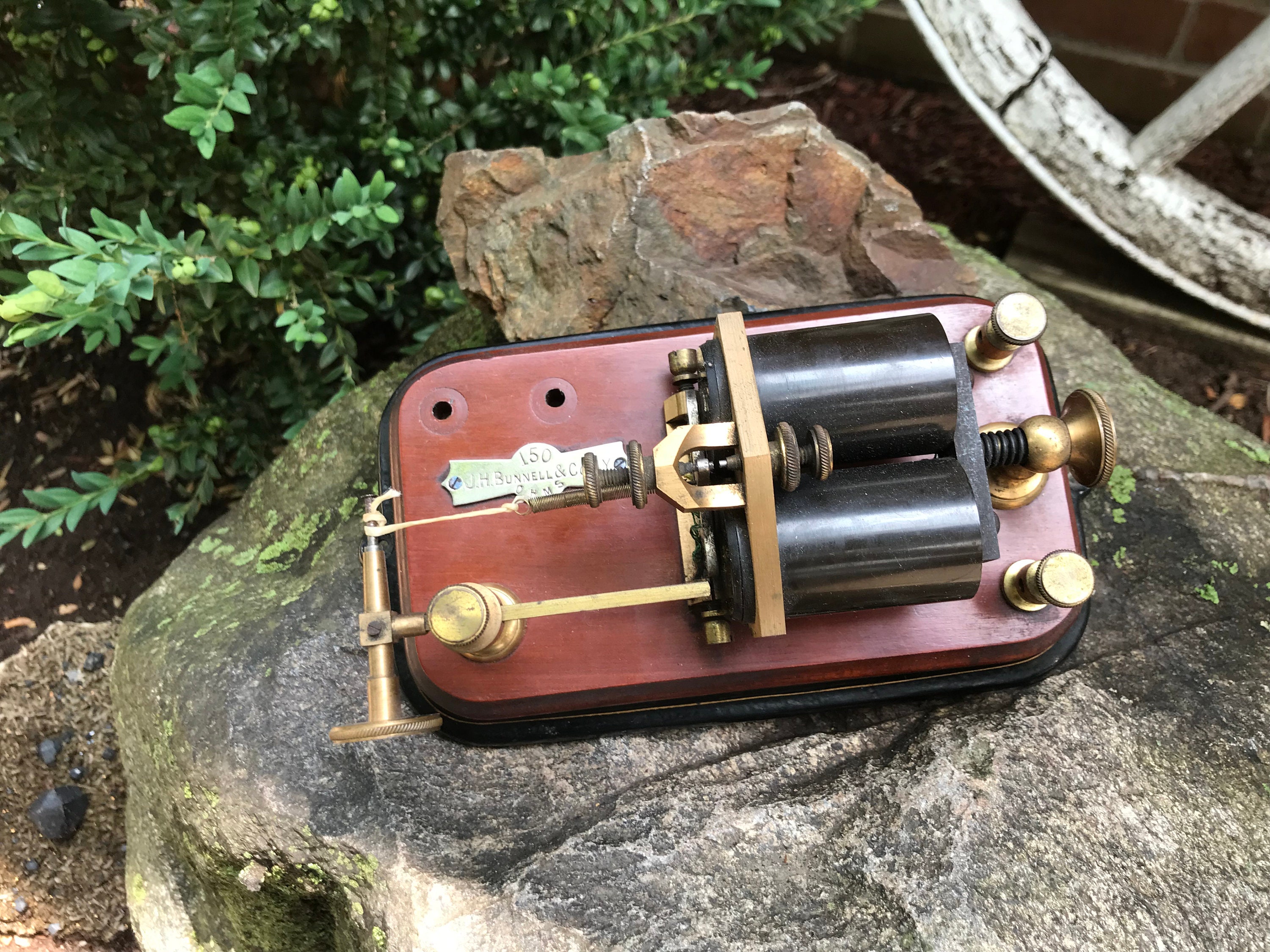 Vintage Bunnell Telegraph Relay Telegraph Equipment 150 Ohms Etsy