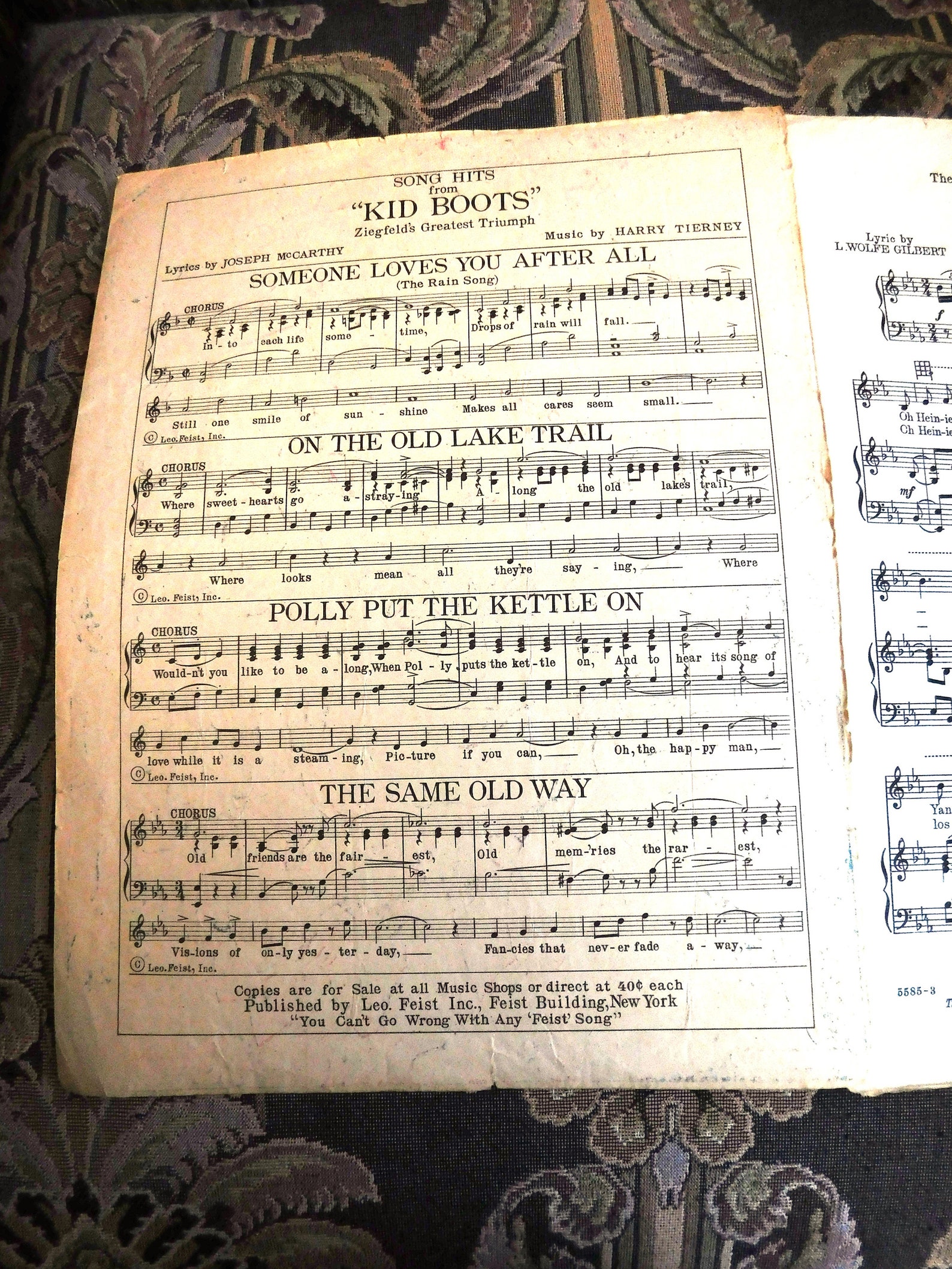 Vintage O Katharina Sheet Music From Balieff's Chave - Etsy