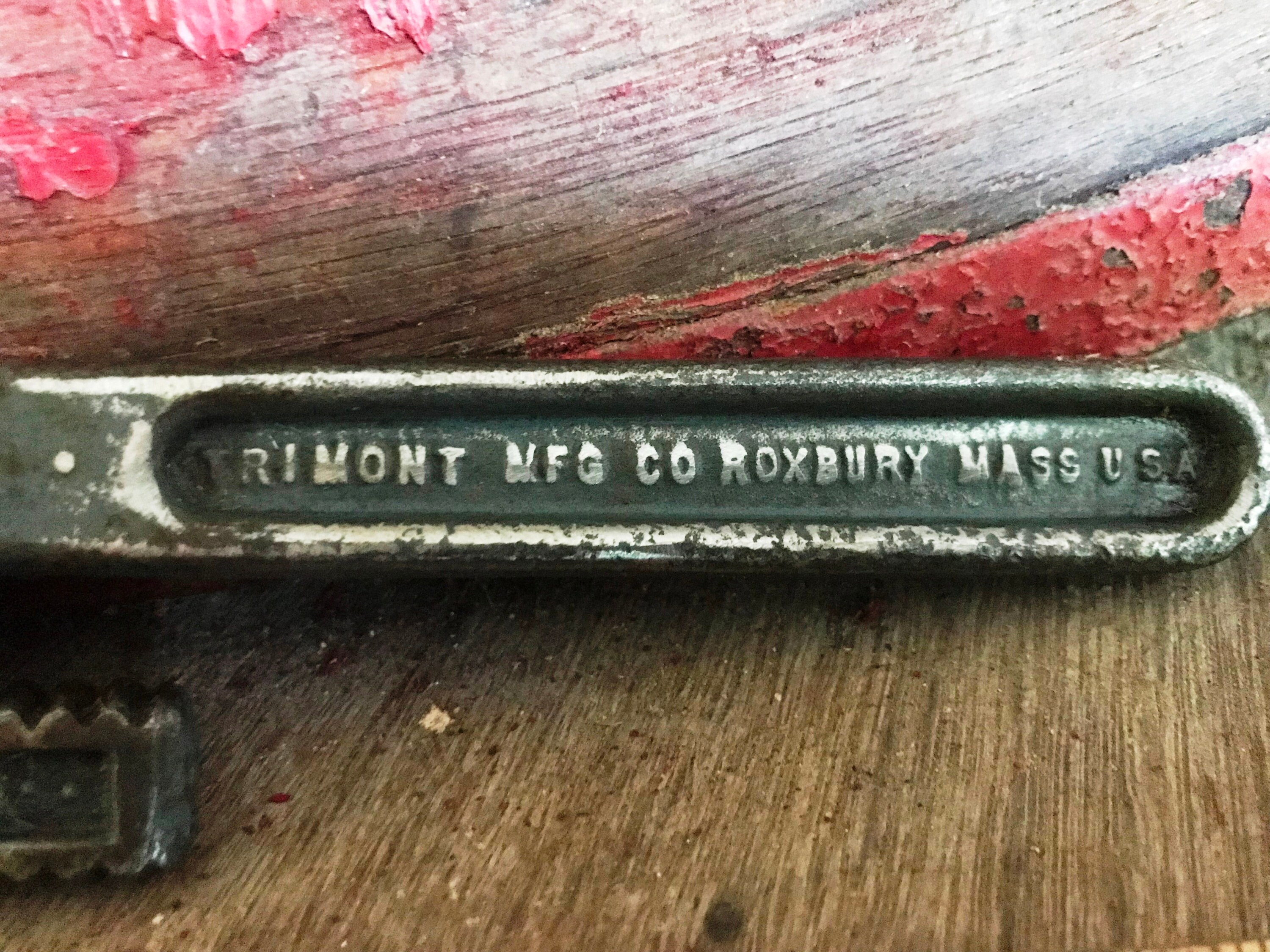 Vintage Trimont Mfg. Trimo 8 Monkey Wrench - 1910s - From