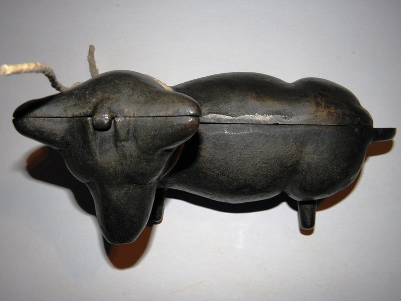 Vintage Cast Iron Small Individual Easter Lamb Cake Mold Etsy