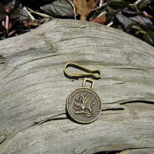 Vintage North American Hunting Club Emblem Zipper Pull / Fob - circa 1990 - from DustyMillerAntiques