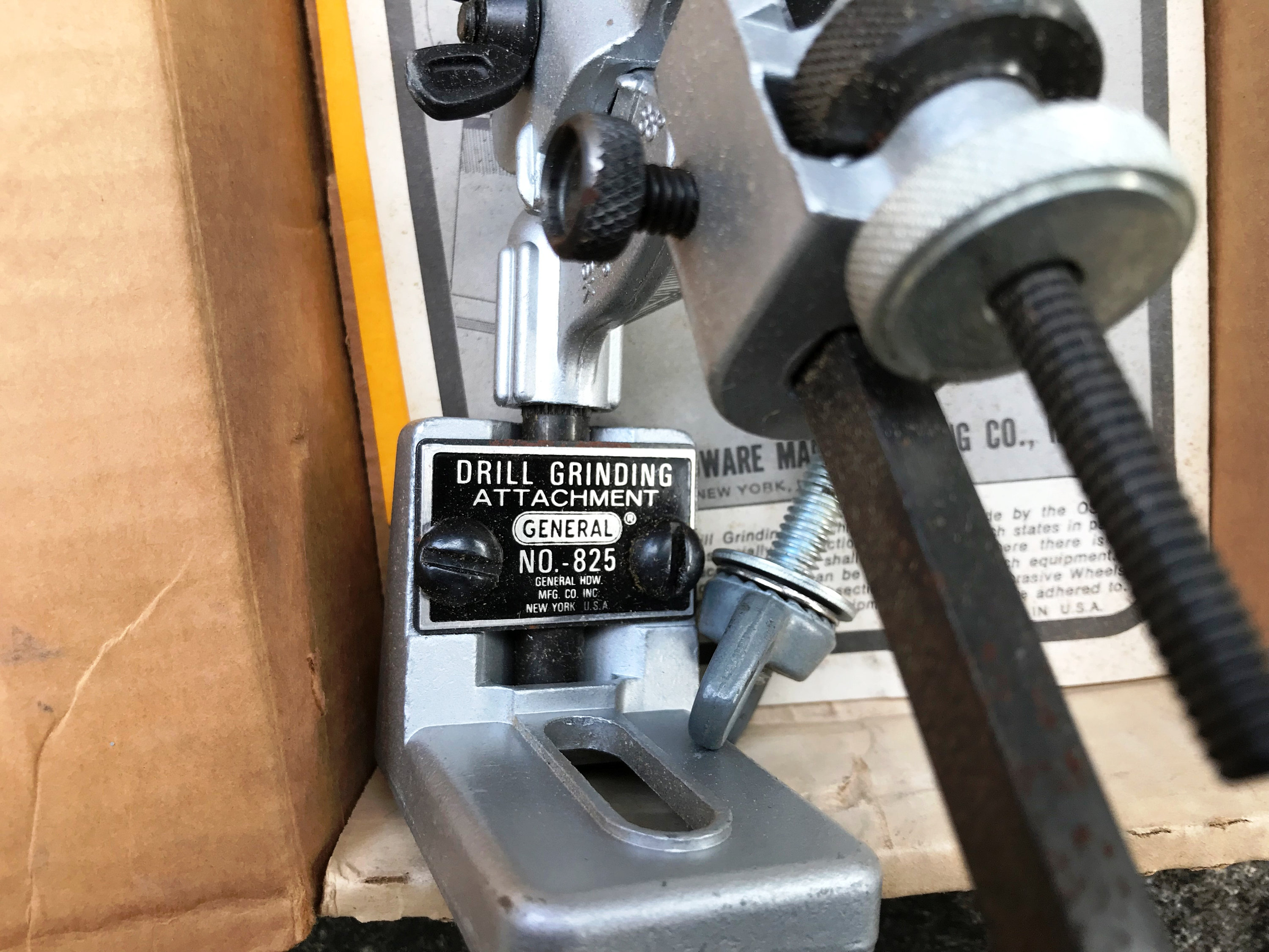 Vintage General Hardware Mfg Drill Grinding Attachment No. 825 Etsy