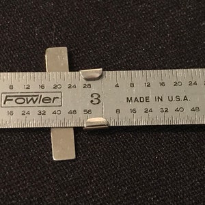 Vintage Fowler Flex Steel 6 "Rule - 1980er Jahre - von DustyMillerAntiques