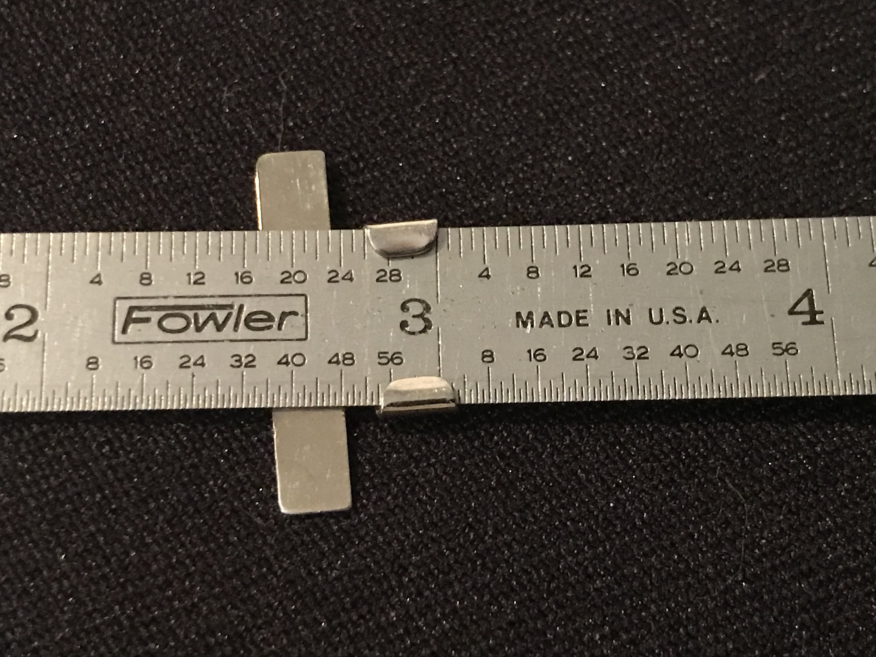 12 SS MACHINIST'S RULE, stainless steel in imperial and metric