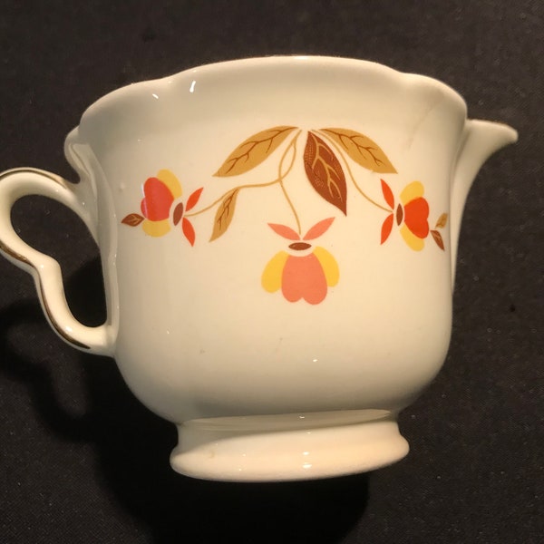 Vintage Hall China Autumn Leaf Creamer - 1950s - from DustyMillerAntiques