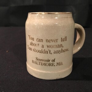 Vintage Souvenir of Baltimore Stein / Mug - 1930's - from DustyMillerAntiques