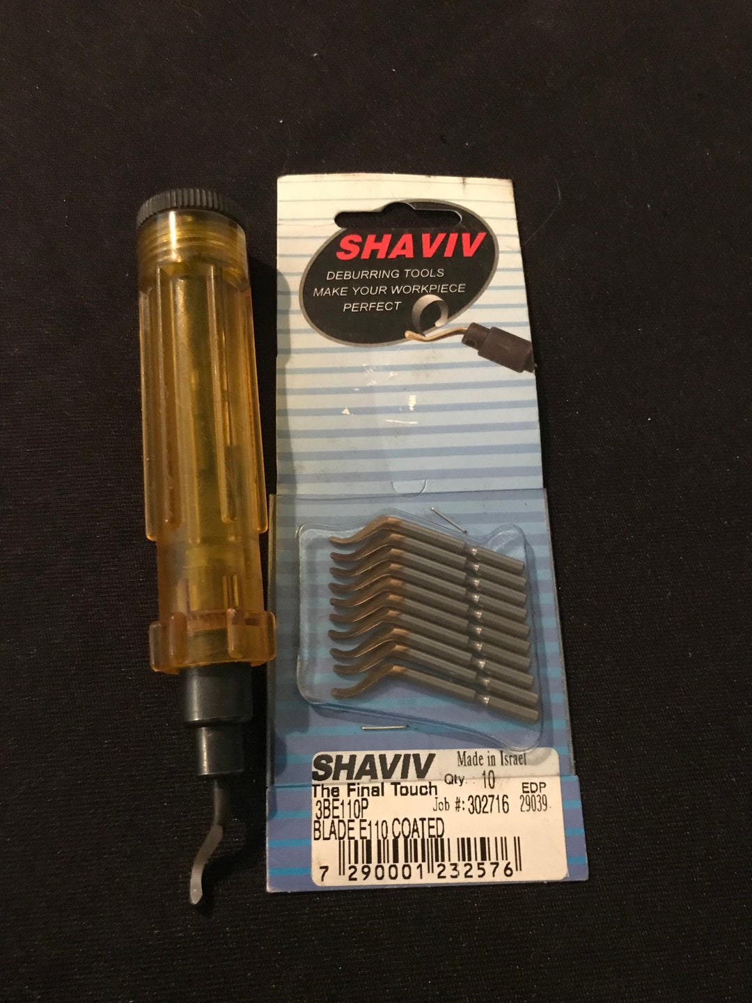 Vintage Vargus Israel Shaviv Handle NOS Deburring Tips 1980s From