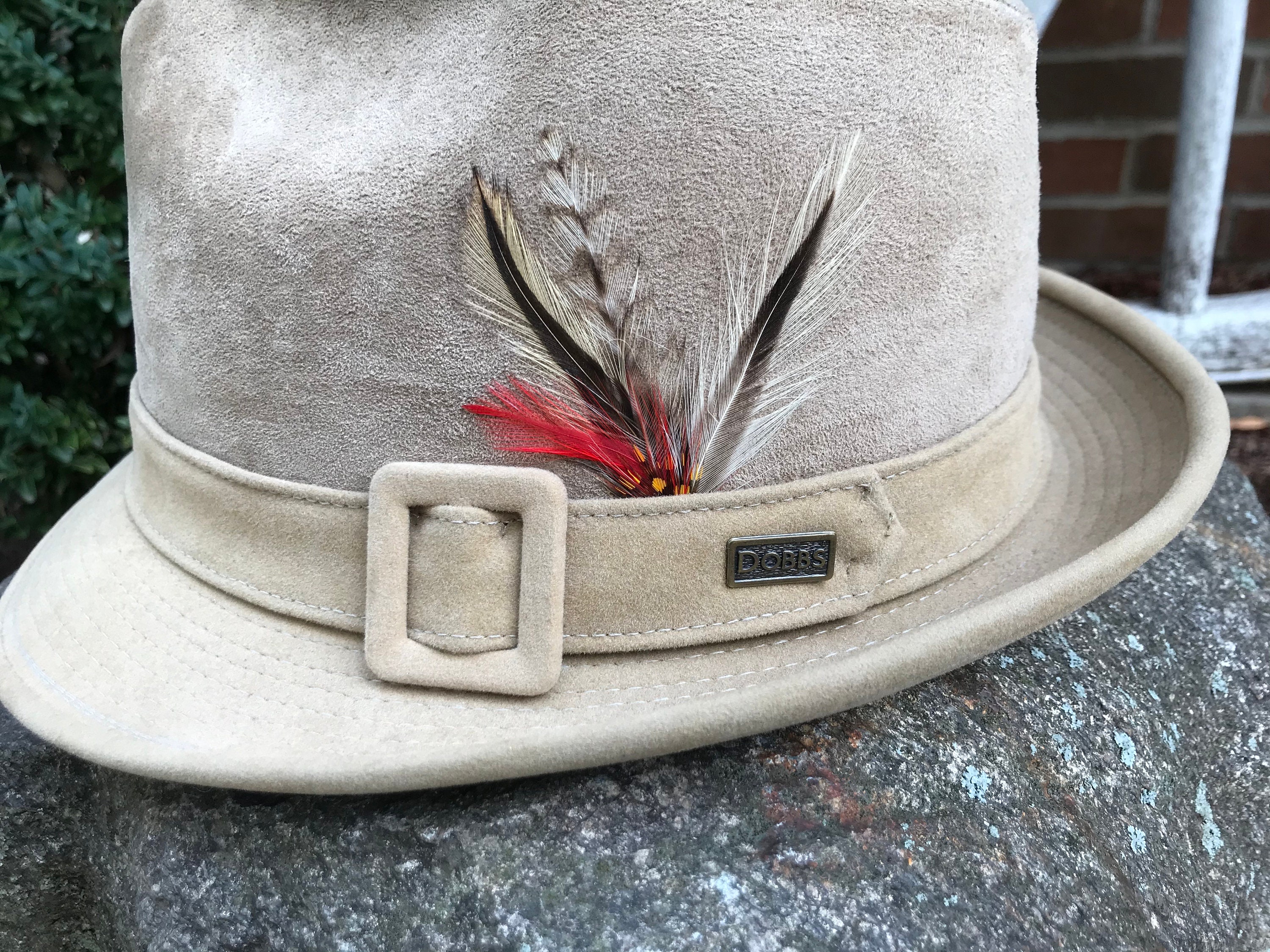 Vintage Dobbs Fifth Avenue Tan Genuine Suede Leather Fedora - Etsy