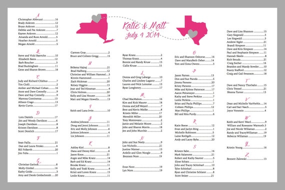 Map Wedding Seating Chart Printable Custom Seating Chart Etsy