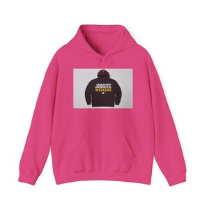 Jobsite Weekend Contractor Hoodie | Trades Pride Sweatshirt for Builders Handymen GCs | Funny Construction Gift image 7