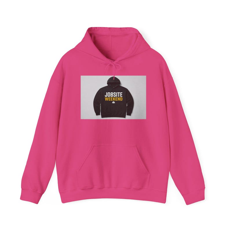 Jobsite Weekend Contractor Hoodie | Trades Pride Sweatshirt for Builders Handymen GCs | Funny Construction Gift image 7