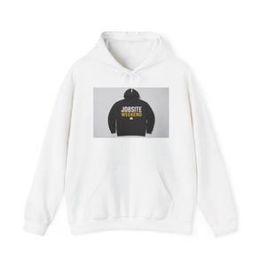 Jobsite Weekend Contractor Hoodie | Trades Pride Sweatshirt for Builders Handymen GCs | Funny Construction Gift image 1