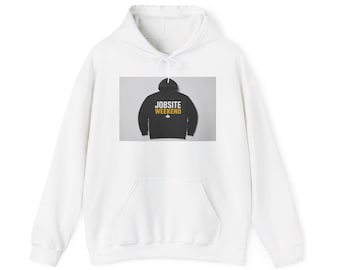 Jobsite Weekend Contractor Hoodie | Trades Pride Sweatshirt for Builders Handymen GCs | Funny Construction Gift