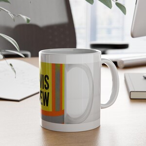 Hi-Vis Brew Trades Mug | Funny Construction Coffee Cup for Contractors Electricians Welders | Job Site Gift image 8