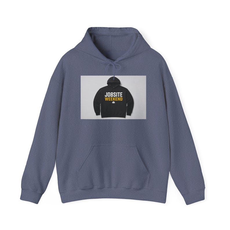 Jobsite Weekend Contractor Hoodie | Trades Pride Sweatshirt for Builders Handymen GCs | Funny Construction Gift image 6