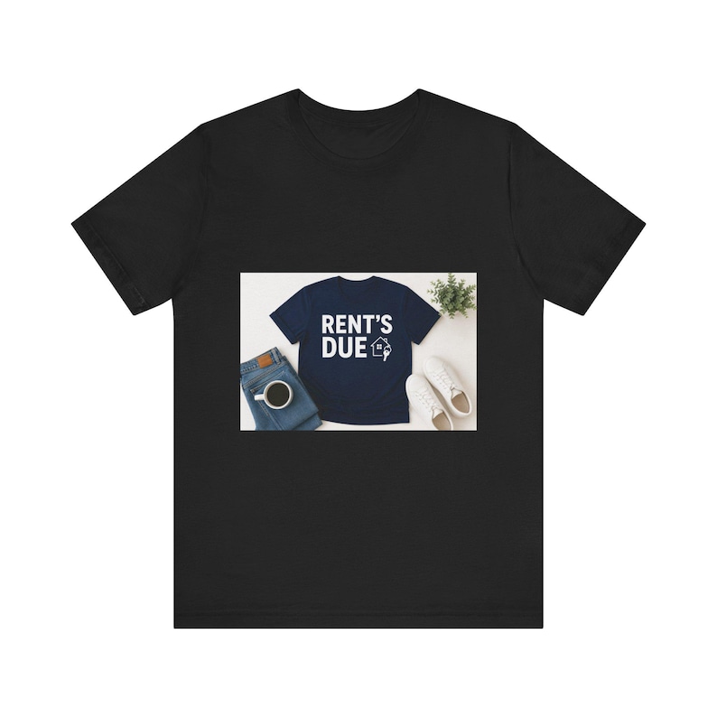 Rent's Due Landlord Tee | Property Manager Gift Shirt | Funny Landlord Apparel for Investors Landlords PMs image 1