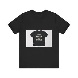 Fixer Of Things Contractor Tee | Handyman Gift Shirt for Tradesmen Builders | Funny Job Site Identity T-Shirt image 2