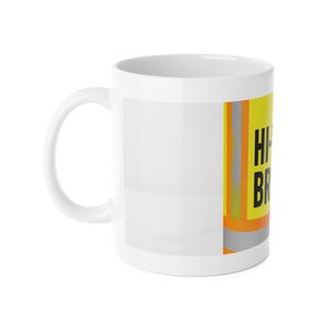 Hi-Vis Brew Trades Mug | Funny Construction Coffee Cup for Contractors Electricians Welders | Job Site Gift image 2