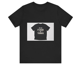 Fixer Of Things Contractor Tee | Handyman Gift Shirt for Tradesmen Builders | Funny Job Site Identity T-Shirt
