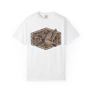 Camiseta Flying Mallard Duck | Camiseta Camo Hex Patch Wildlife