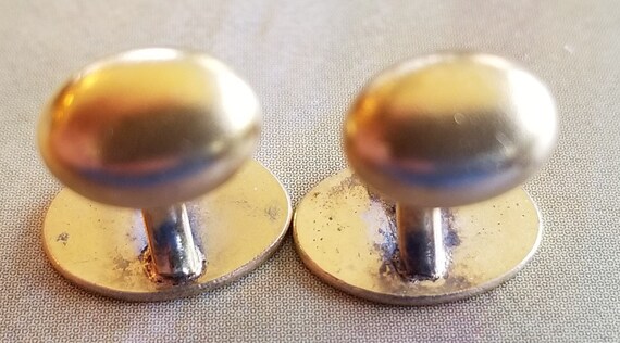 CUFF LINKS, Bean Back, Gold Filled, circa early 1… - image 6