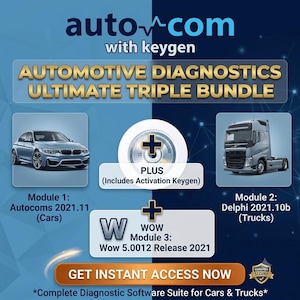 A.utocom Delphi WOW診断ツール | DS150 OBD2スキャナー | 2021年版