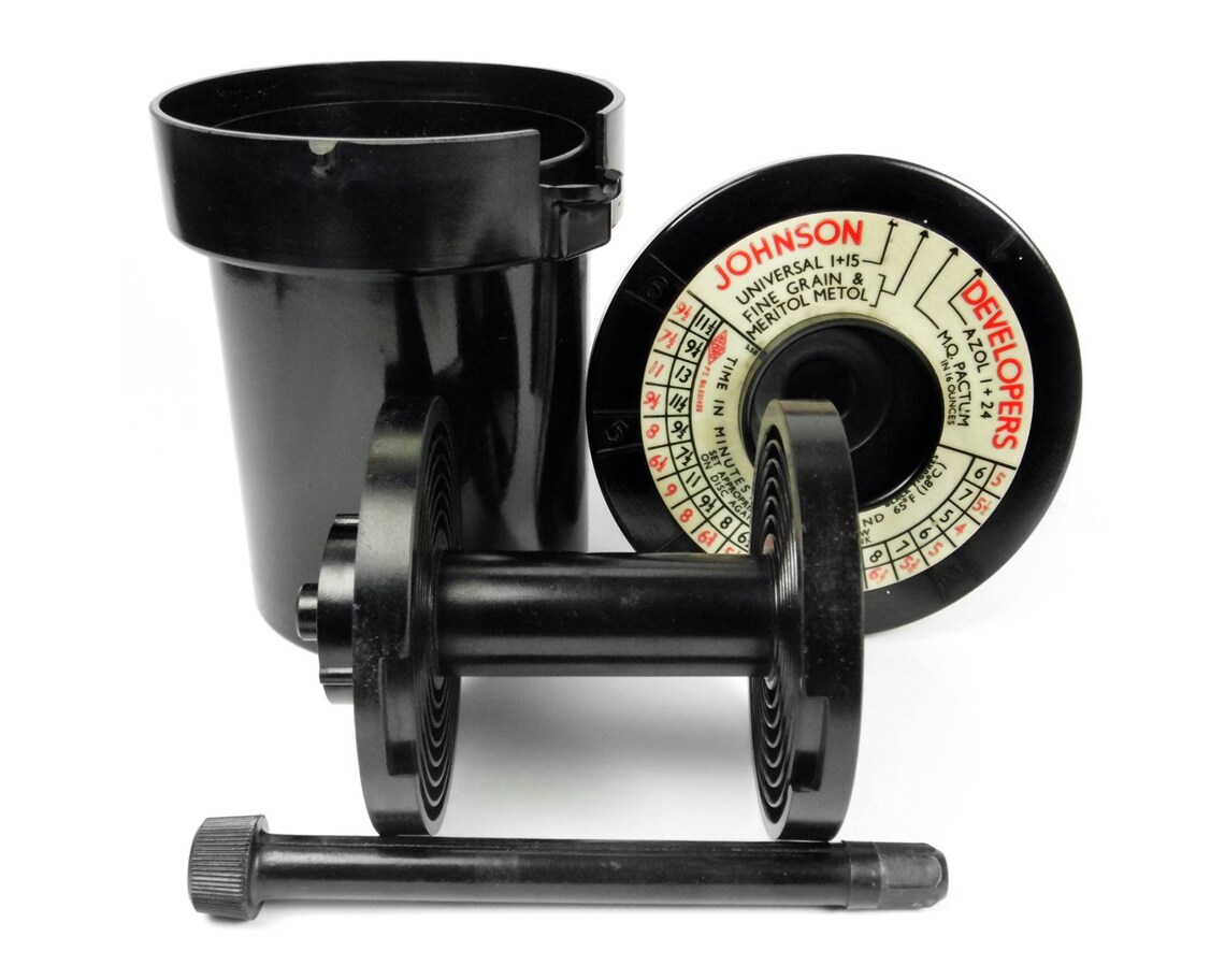 Darkroom Film Developing Tank For 120 Medium Format Johnson Etsy