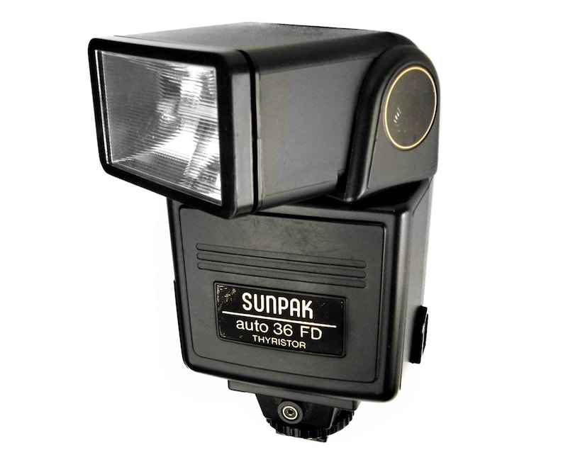 Pentax Dedicated High Power Flash Bounce Swivel Head Sunpak Etsy