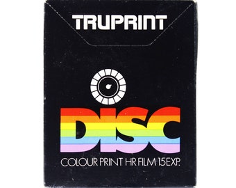 Colour Print Disc Film for Disc Cameras Truprint ISO ASA 200 Expired