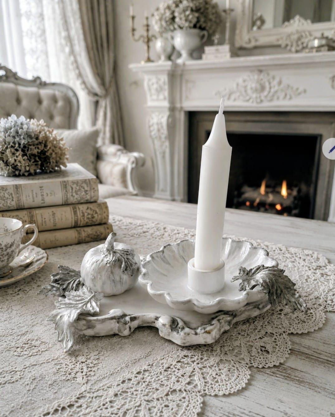 Shabby chic kerzenhalter