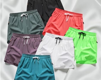 Men's 3/4 Sports Shorts | Quick Dry Running Shorts | Lightweight Gym Fitness Shorts | Casual Outdoor Athletic Wear | M.D.J Apparel